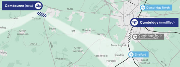 EWR route around Comberton