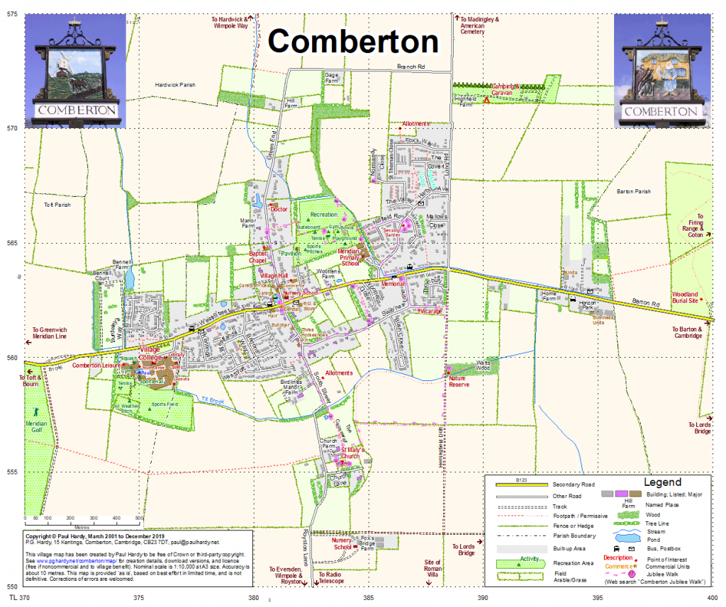 Comberton map thumbnail