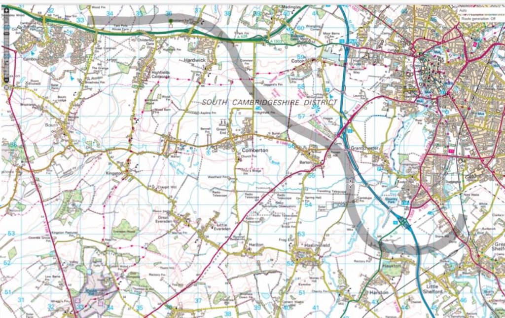 CAG option north of Comberton