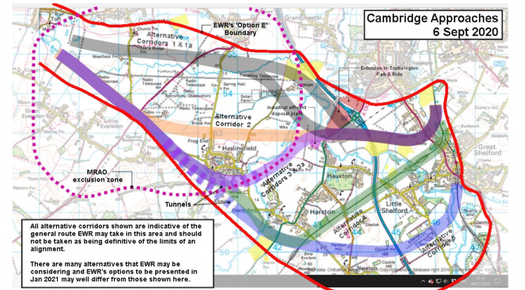 Cambridge Approaches Group corridor map